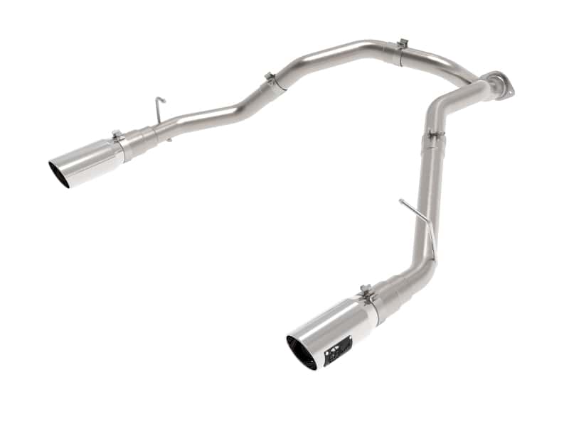 aFe — aFe Large Bore-HD 3in 409SS DPF-Back Exhaust System w/ Polished Tip RAM 1500 20-21 V6-3.0
DPF-Back Exhaust - view 1