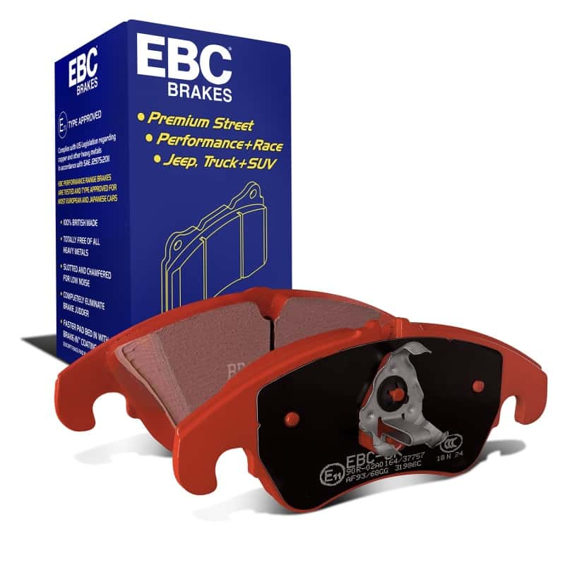 EBC — EBC 09-11 Audi A4 2.0 Turbo Redstuff Front Brake Pads
Disc Brake Pad - view 1