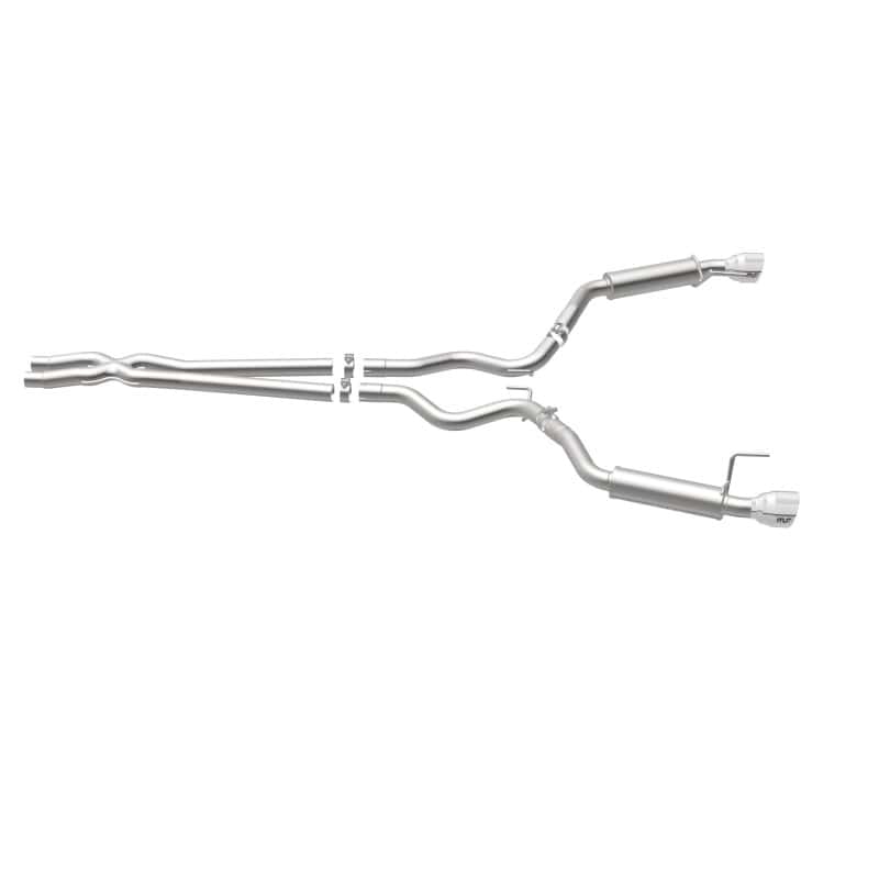 Magnaflow — MagnaFlow Cat Back, SS, 2.5in, Competition, Dual Split Polished 4.5in Tips 2015 Ford Mustang V6 3.7L
Cat-Back - view 17