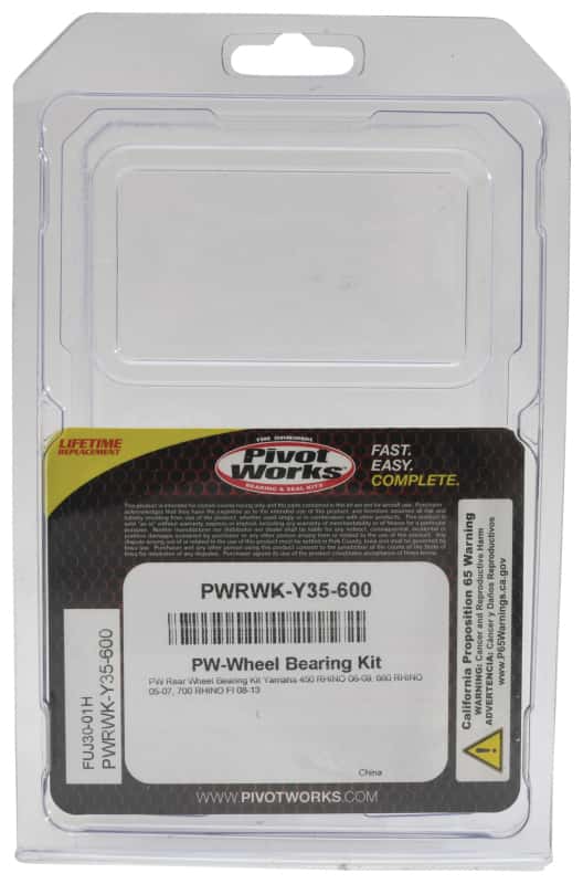Pivot Works — Pivot Works 06-09 Yamaha 450 RHINO - Rear Wheel Bearing Kit - view 3