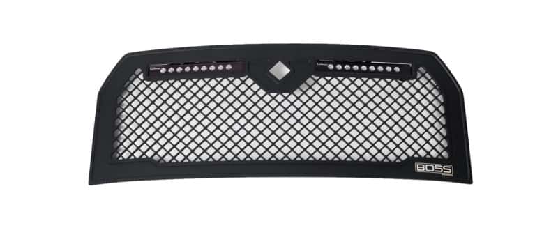Putco — Putco 15-17 Ford F-150 Lighted Boss Grille w/ Two 10in Luminix Light Bars (w/ Camera CutOut)
Grille Insert - view 1