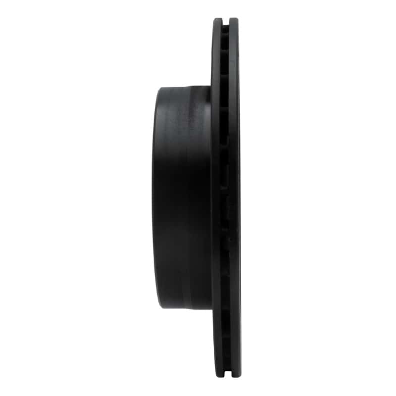 R1 Concepts — R1 95-06 Jaguar XJ8 Rear Left Drilled & Slotted Black Brake Rotor
R1 Brake Rotor Drill - view 3