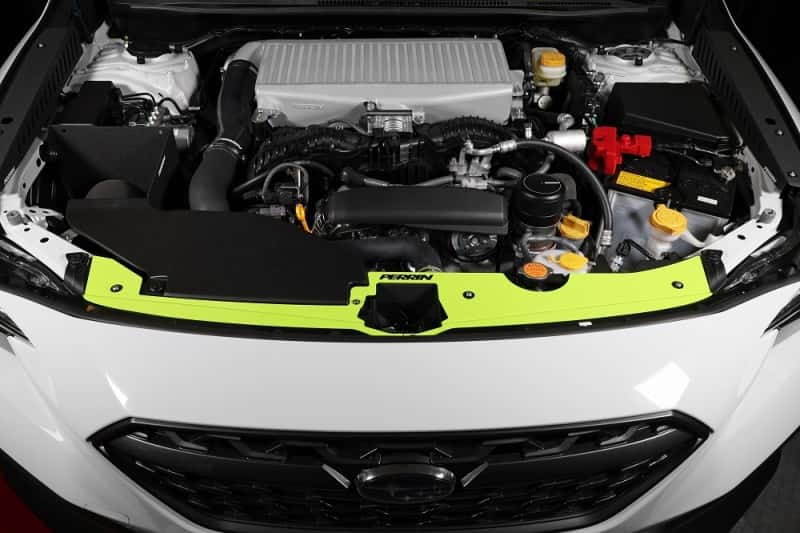Perrin Performance — PERRIN 22-25 Subaru WRX Radiator Shroud - Neon Yellow - view 5