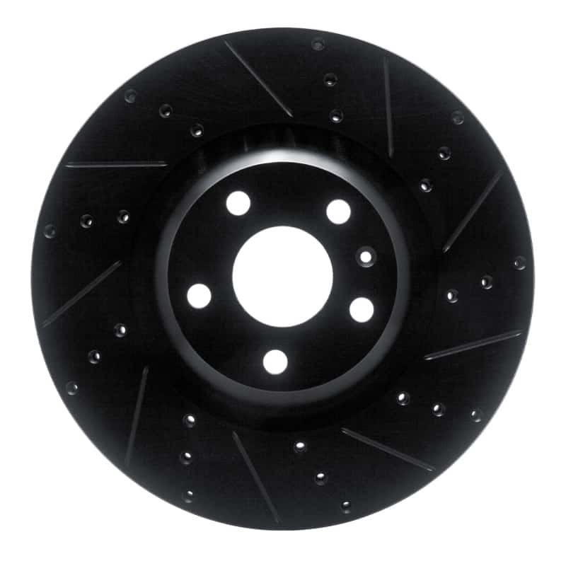 R1 Concepts — R1 12-15 Audi TTS Quattro Front Right Drilled & Slotted Black Brake Rotor
R1 Brake Rotor Drill - view 1