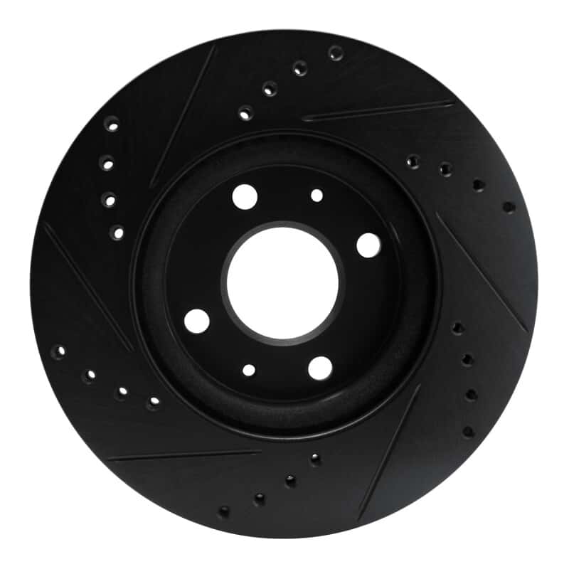 R1 Concepts — R1 08-11 Ford Focus Front Right Drilled & Slotted Black Brake Rotor
R1 Brake Rotor Drill - view 5