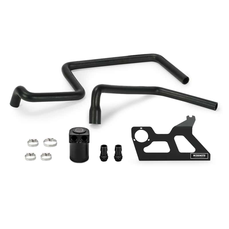 Mishimoto — Mishimoto 07-11 Jeep Wrangler JK Baffled Oil Catch Can - Black
Oil Catch Can Kit - view 6