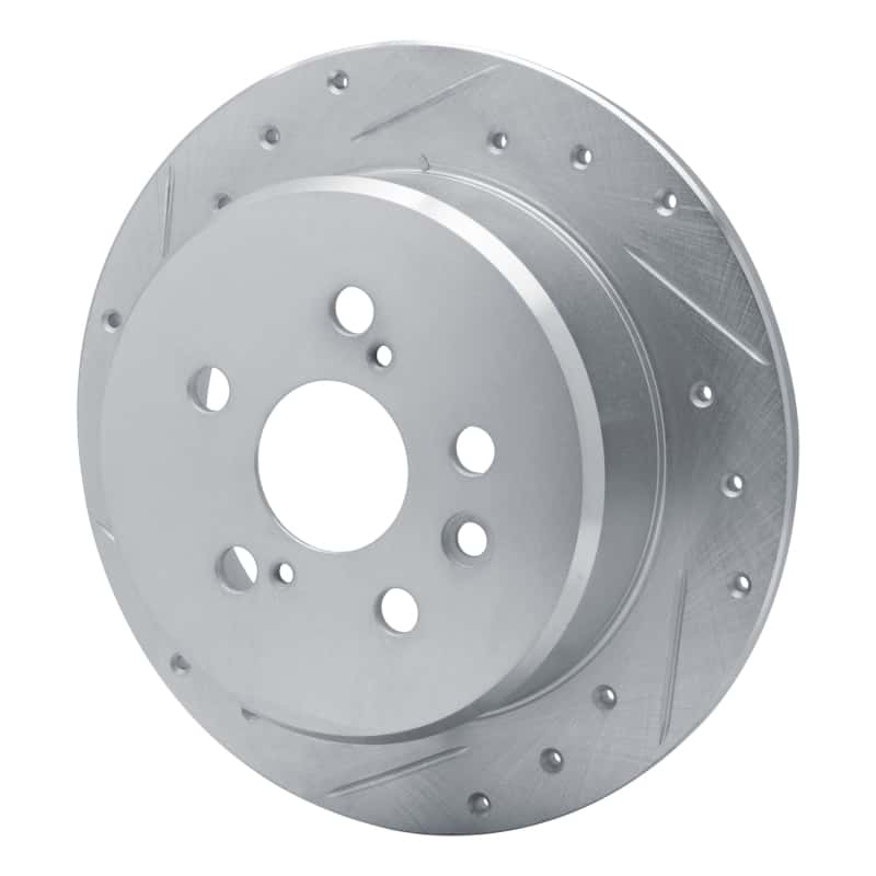 R1 Concepts — R1 86-93 Lexus ES250 Rear Left Drilled & Slotted Silver Brake Rotor
R1 Brake Rotor Drill - view 2