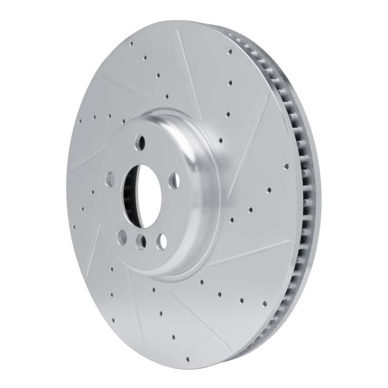 R1 Concepts — R1 16-25 BMW 840i Right Front Drilled & Slotted Silver Brake Rotor
R1 Brake Rotor Drill - view 2