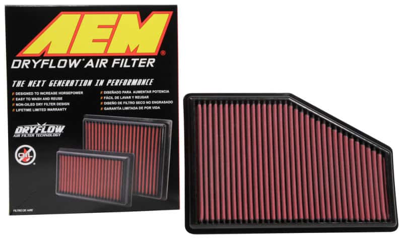 AEM Induction — AEM 12-20 Chevrolet Malibu 1.5L/1.8L/2.0L DryFlow Air Filter
AEM DryFlow Air Filt - view 4