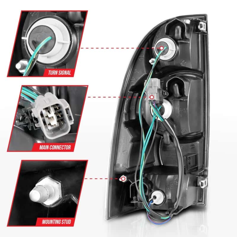 ANZO — ANZO 2005-2015 Toyota Tacoma LED Taillights Black
TailLightSet - view 7
