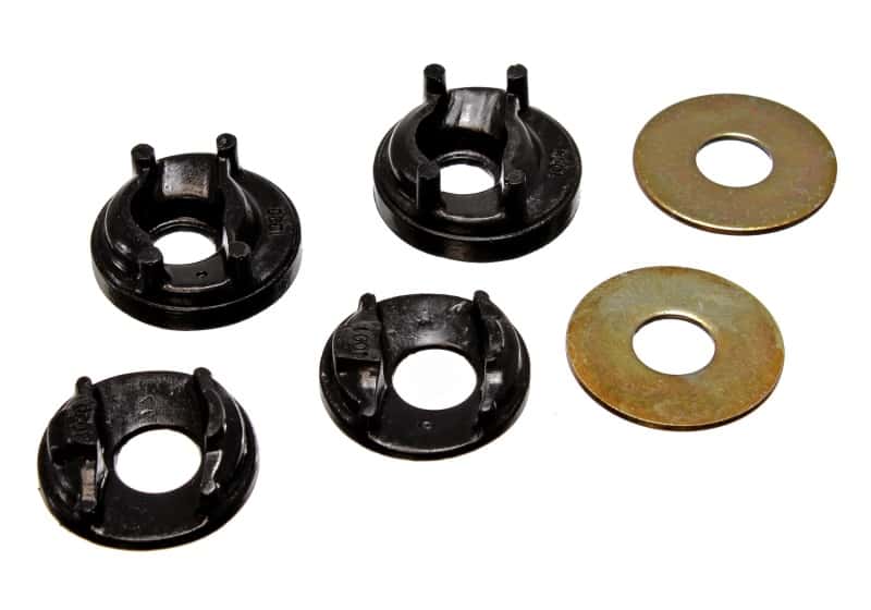 Energy Suspension — Energy Suspension 95-99 Mitsubishi Eclipse FWD/AWD Black Motor Mount Inserts (2 Torque Mount Positio - view 2