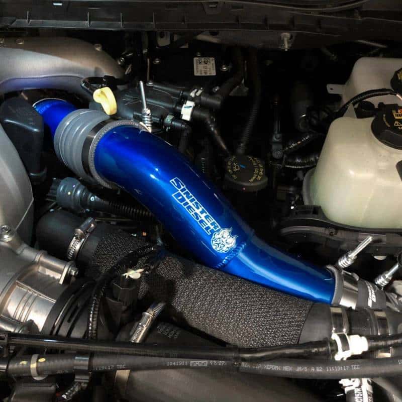 Sinister Diesel — Sinister Diesel 2011+ Ford Powerstroke 6.7L Hot Side Charge Pipe
Intercooler Pipe Kit - view 3