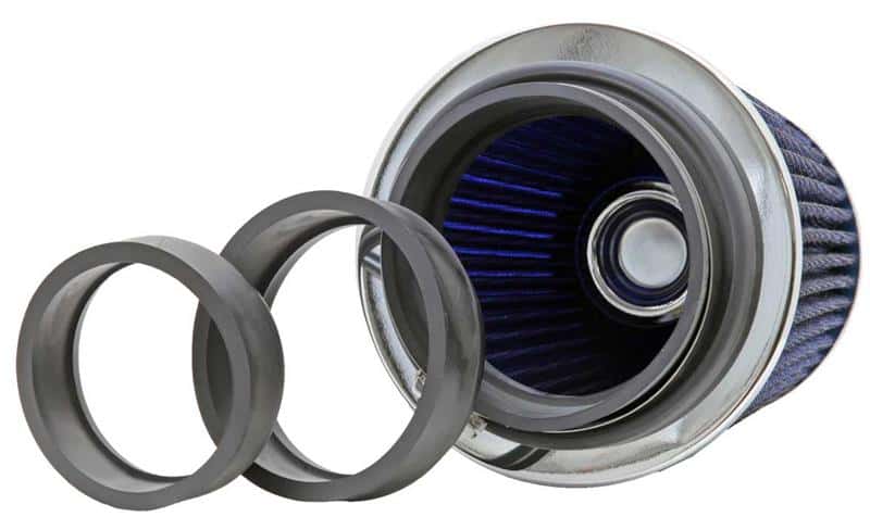K&N Engineering — K&N Universal Air Filter Chrome Round Tapered Blue - 4in Flange ID x 1.125in Flange Length x 5.5in H
Universal Clamp-On A
Clamp-on Air Filter - view 2