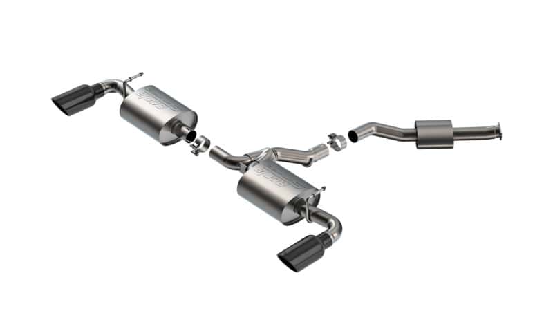 Borla — Borla 19-25 Toyota RAV4 Hybrid 2.25 S-Type Cat Back Exhaust - Black Chrome
Cat-Back System - view 1