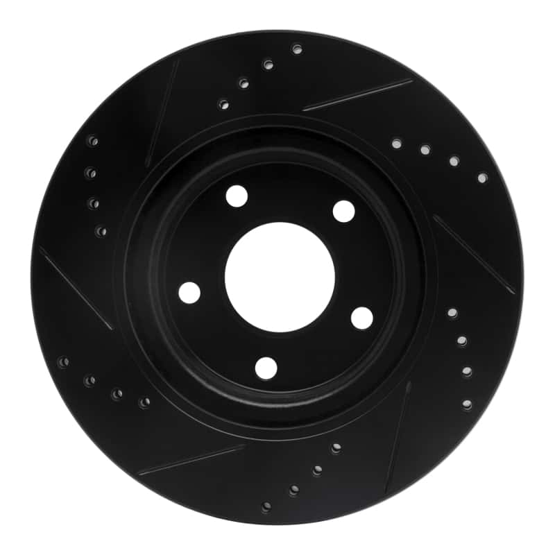 R1 Concepts — R1 11-19 Nissan Juke Front Right Drilled & Slotted Black Brake Rotor
R1 Brake Rotor Drill - view 5