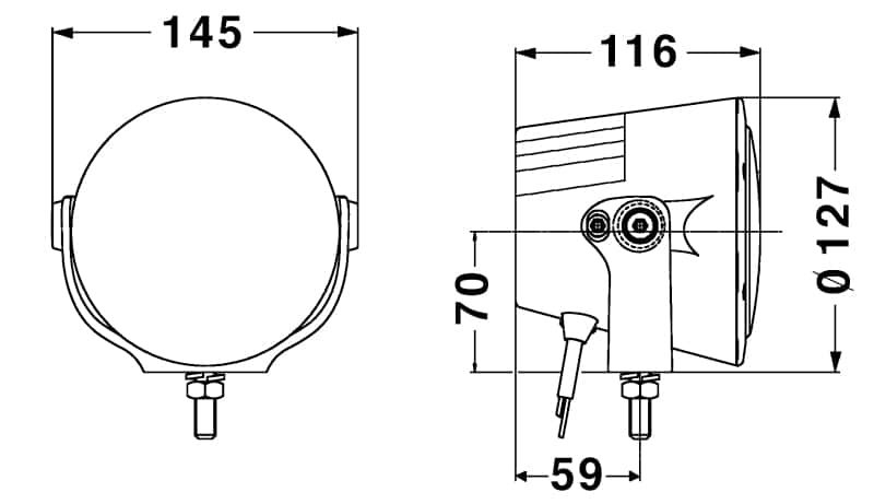 Hella — Hella Rallye 4000 X LED Lamp
LAMP RE 4000X LED BL - view 8