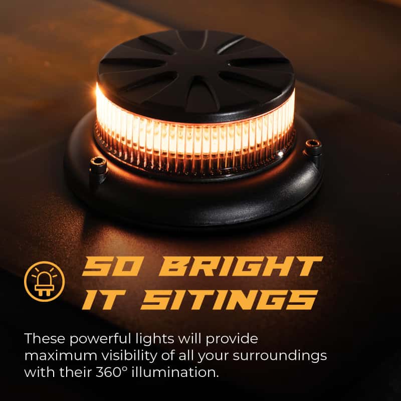 Putco — Putco Hornet Beacon Strobe Light Bar - (Amber) - view 5