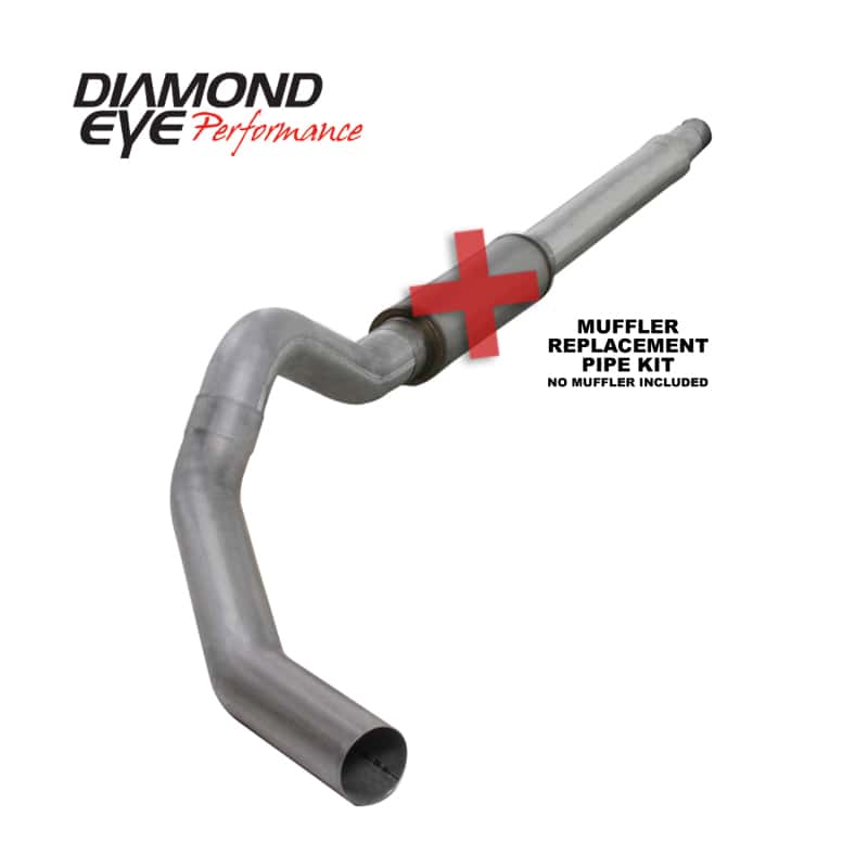 Diamond Eye Performance — Diamond Eye KIT 5in Catback MFLR RPLCMENT PIPE Single AL: 03-07 FORD 6.0L F250/F350
KIT; 5in.; CB MRP SG - view 4