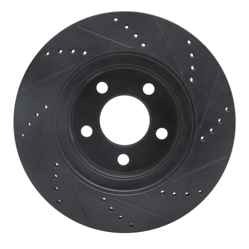 R1 Concepts — R1 01-11 Ford Ranger (USA/Canada) Front Left Drilled & Slotted Black Brake Rotor
R1 Brake Rotor Drill - view 5