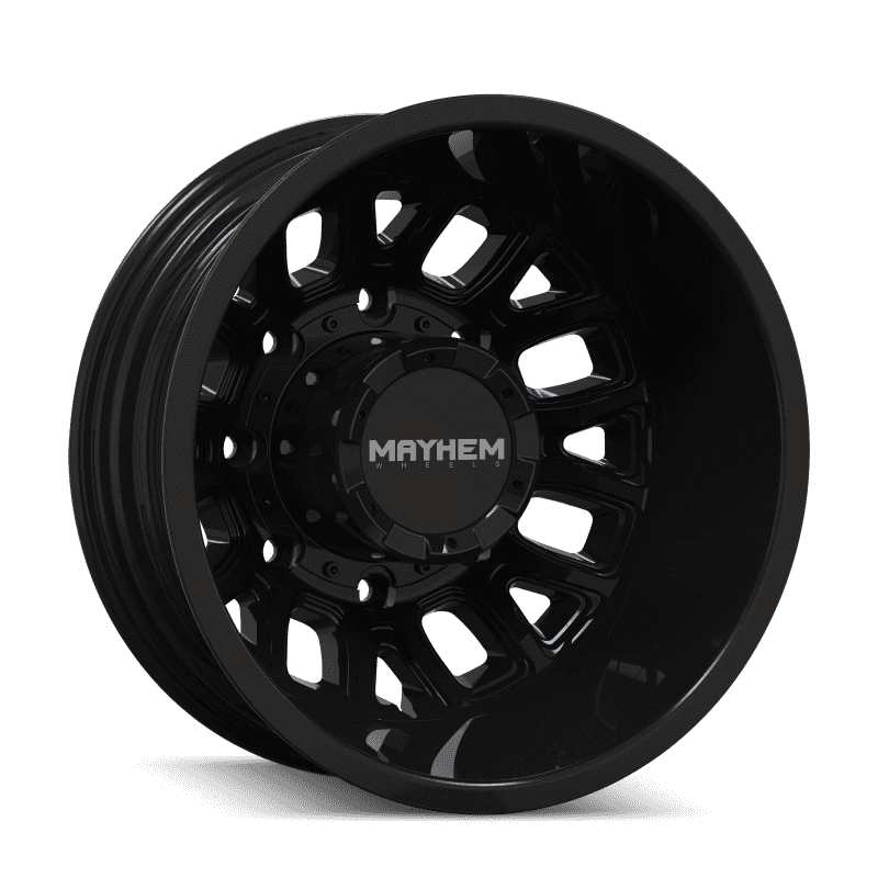 Mayhem — Mayhem 8107D Cogent Dually 17x6.5 8x200 BP -142mm Offset 142mm Bore Gloss Black
MAYHEM 8107D - view 1
