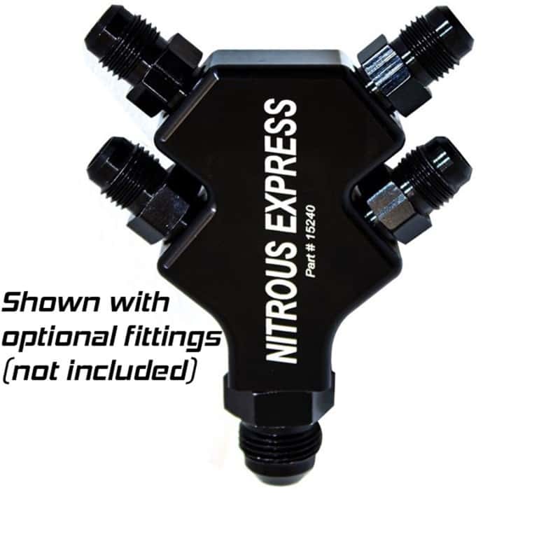 Nitrous Express — Nitrous Express 4 Port Distribution Block
Distribution Block
N2ODstributionBlk - view 3