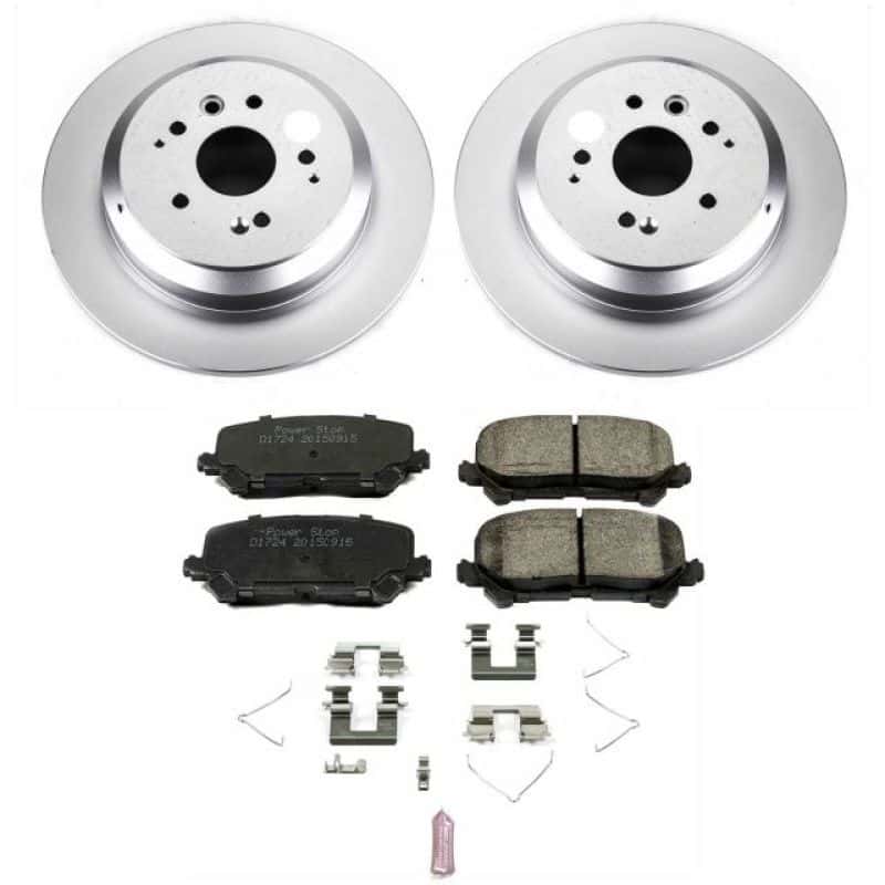 PowerStop — Power Stop 14-16 Acura MDX Rear Z17 Evolution Geomet Coated Brake Kit - view 1