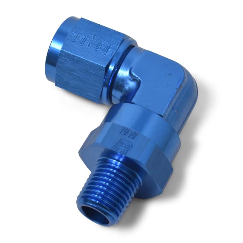 Russell — Russell Performance -8 AN 90 Degree Female to Male 1/2in Swivel NPT Fitting
Adapter Fitting - view 6