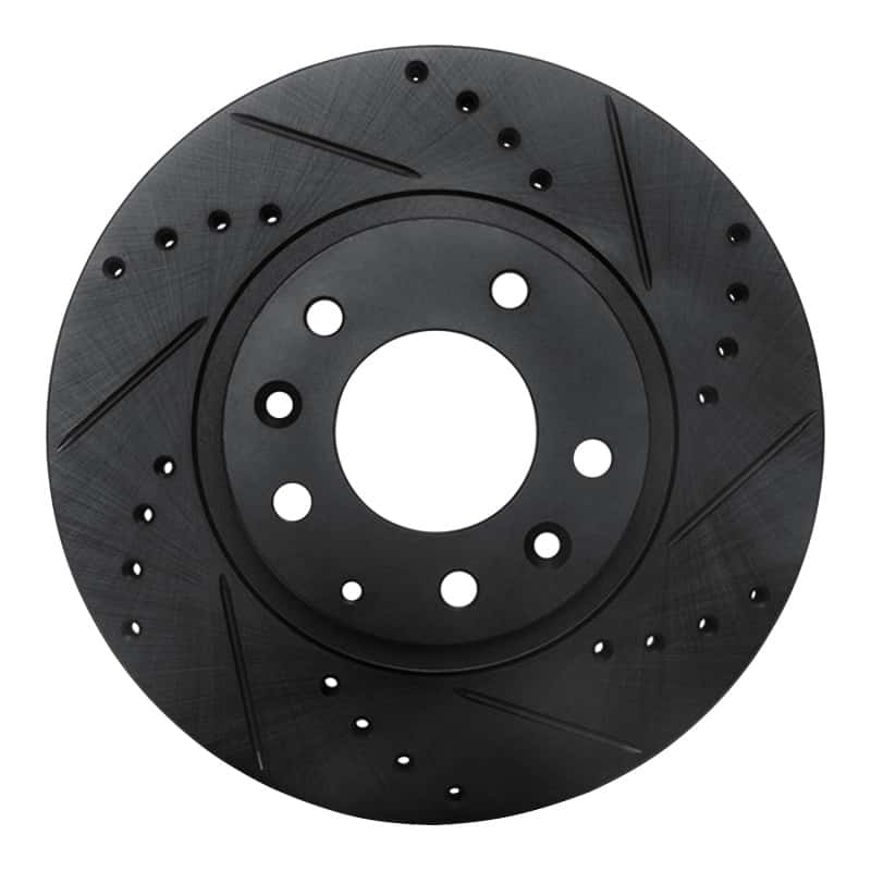 R1 Concepts — R1 06-15 Mazda MX-5 Miata Front Right Drilled & Slotted Black Brake Rotor
R1 Brake Rotor Drill - view 1