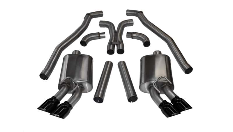CORSA Performance — Corsa 2012-2015 Chevrolet Camaro Coupe ZL1 6.2L V8 Black Sport Cat-Back + XO Exhaust
Exhaust - view 4