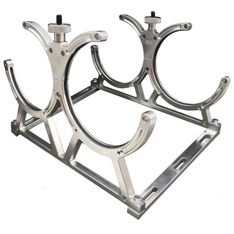 Nitrous Express — Nitrous Express Billet Bracket for Dual 10 Or 15lb N2O Bottle Incl Floor Mounts
Bottle Bracket
N2OBottleBrkt - view 1