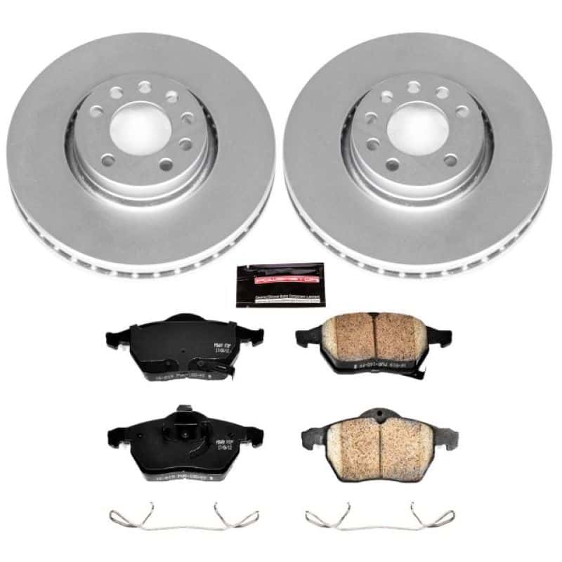 PowerStop — Power Stop 99-02 Saab 9-3 Front Z23 Evolution Sport Coated Brake Kit - view 1