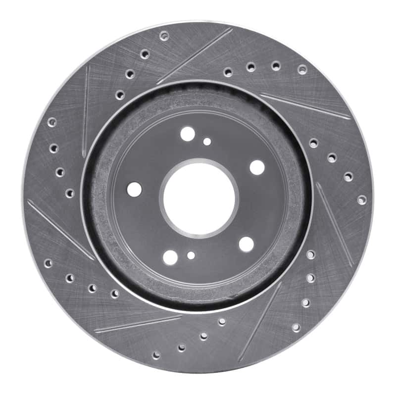 R1 Concepts — R1 06-17 Suzuki Grand Vitara Front Right Drilled & Slotted Silver Brake Rotor
R1 Brake Rotor Drill - view 5