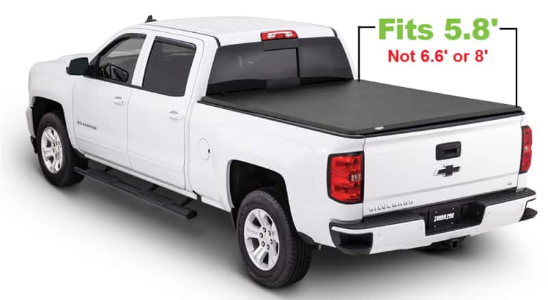 Tonno Pro — Tonno Pro 2019 GMC Sierra 1500 Fleets 5.8ft Lo-Roll Tonneau Cover
Lo-Roll Bed Cover - view 4