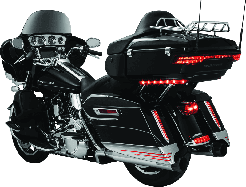 Kuryakyn — Kuryakyn Tri-Line Gauge Trim 14-Up Touring Models Chrome - view 2