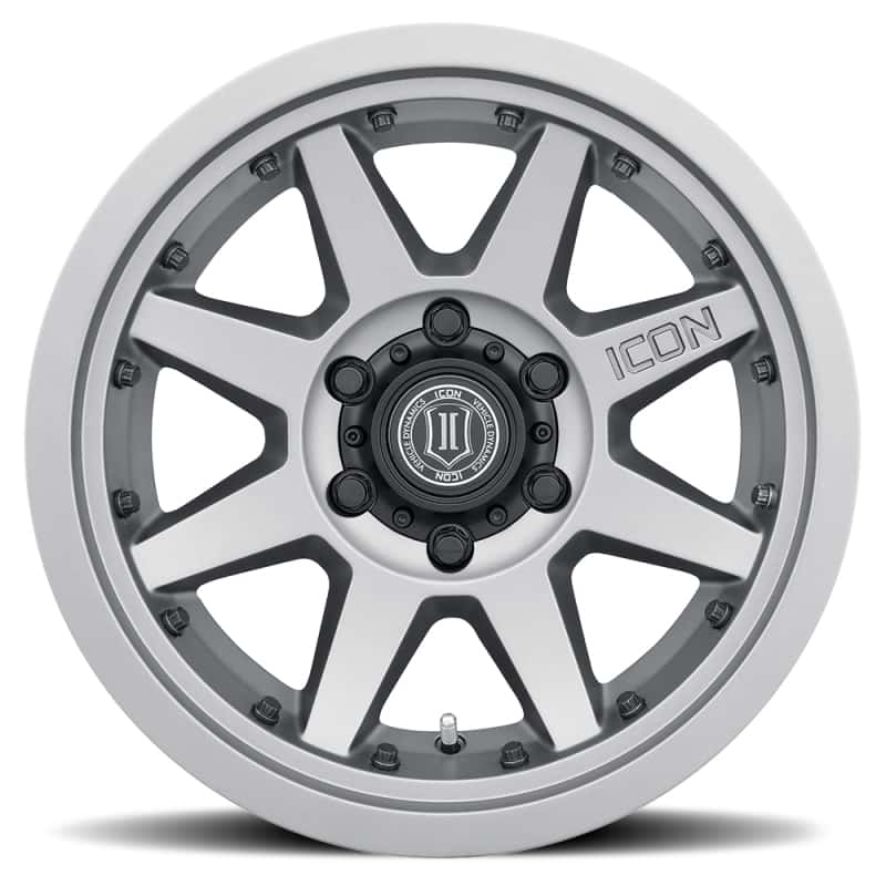 ICON — ICON Rebound Pro 17x8.5 5x5 -6mm Offset 4.5in BS 71.5mm Bore Titanium Wheel
REBOUND PRO WHEEL - view 11