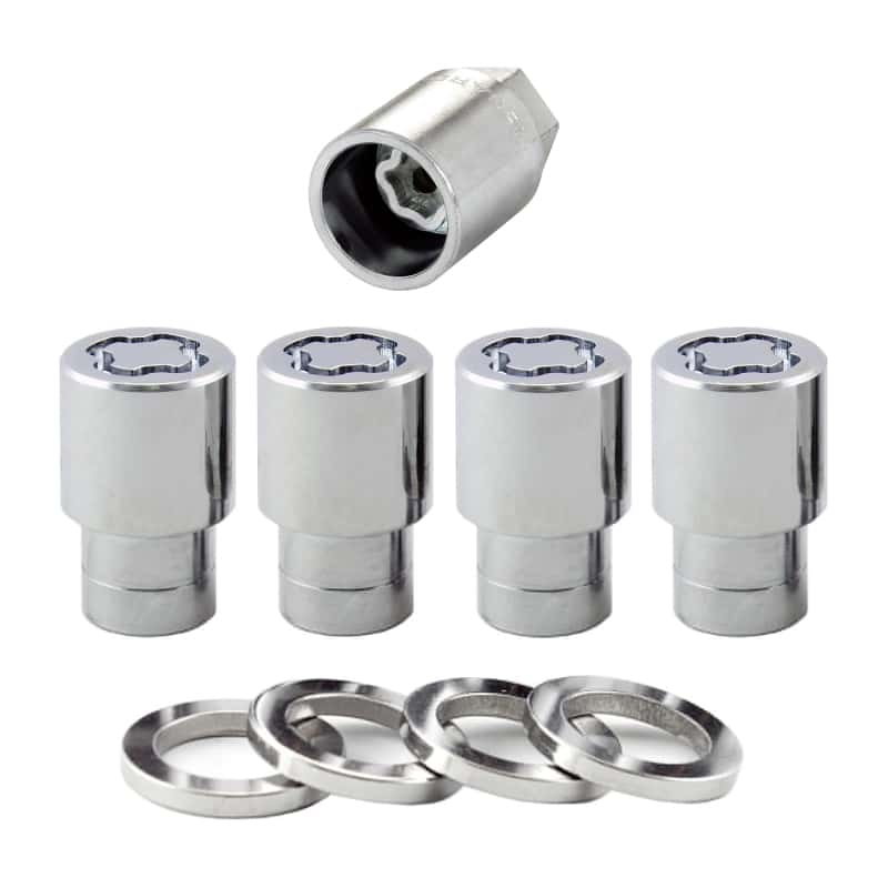 McGard — McGard Wheel Lock Nut Set - 4pk. (Reg. Shank Seat) 1/2-20 / 13/16 Hex / 1.38in. Length - Chrome - view 5