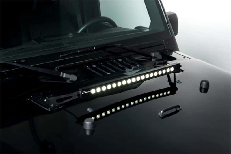 Putco — Putco 07-18 Jeep Wrangler JK - 20in Luminix Light Bar w/ Hood bracket Luminix Jeep LED Kits
LED Light Bar - view 3