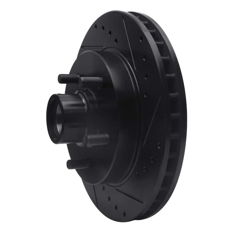 R1 Concepts — R1 1992-2002 Chevrolet Tahoe Front Right Drilled & Slotted Black Brake Rotor
R1 Brake Rotor Drill - view 2