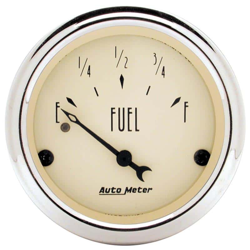 AutoMeter — Autometer 2in 0 OHMS Empty/30 OHMS Full Antique Beige Fuel Level Gauge
GA 2" FUEL 0-30 AB - view 1