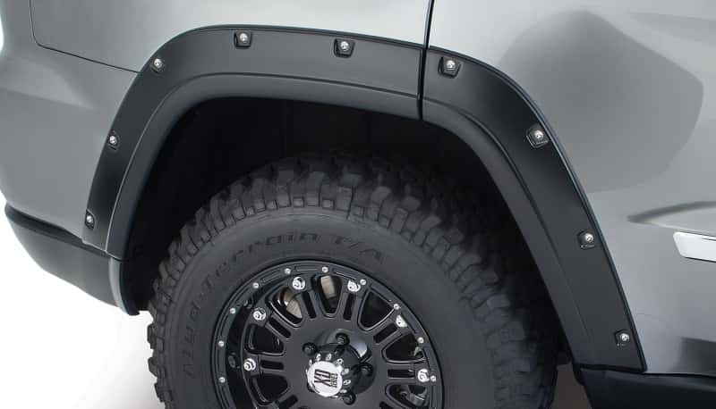 Bushwacker — Bushwacker 11-18 Jeep Grand Cherokee Pocket Style Flares 2pc Does Not Fit SRT8 - Black
FF Pocket Style 2Pc - view 3