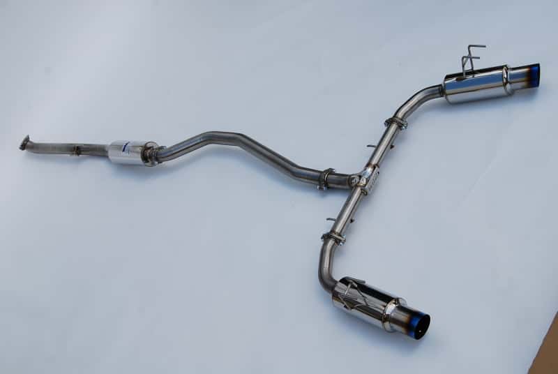 Invidia — Invidia 2022+ Honda Civic Si (1.5T) 70mm N1 Cat Back Exhaust - Burnt TI Tips - view 2