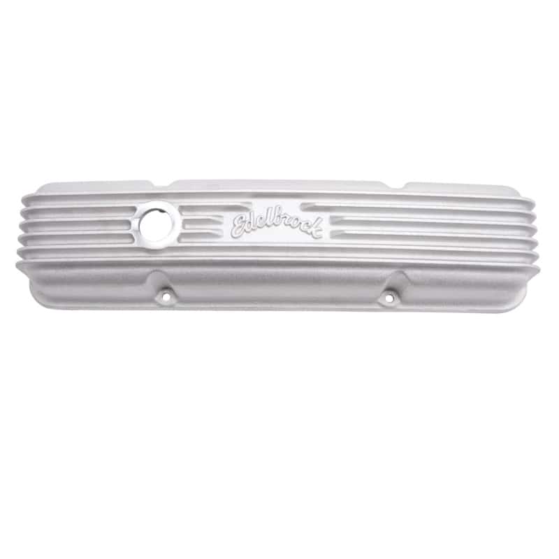 Edelbrock — Edelbrock Valve Cover Classic Series Chevrolet 1959-1986 262-400 CI V8 w/ Breather Holes Satin
ELITE - view 6