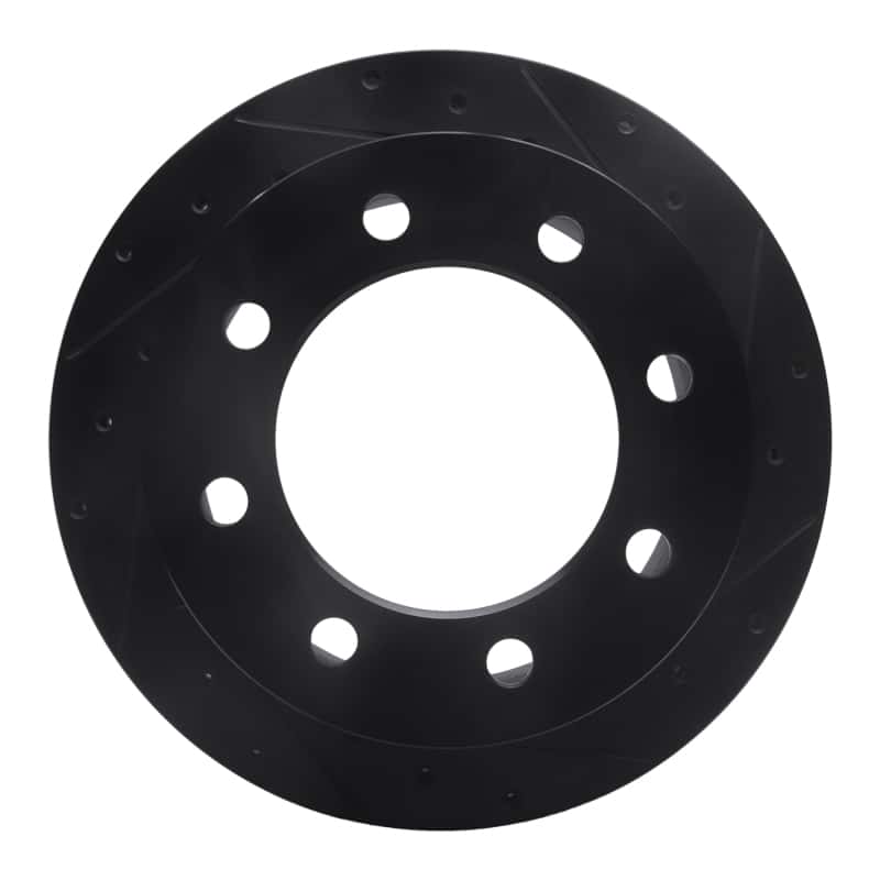 R1 Concepts — R1 01-10 Chevrolet Express 3500 Rear Right Drilled & Slotted Black Brake Rotor
R1 Brake Rotor Drill - view 1