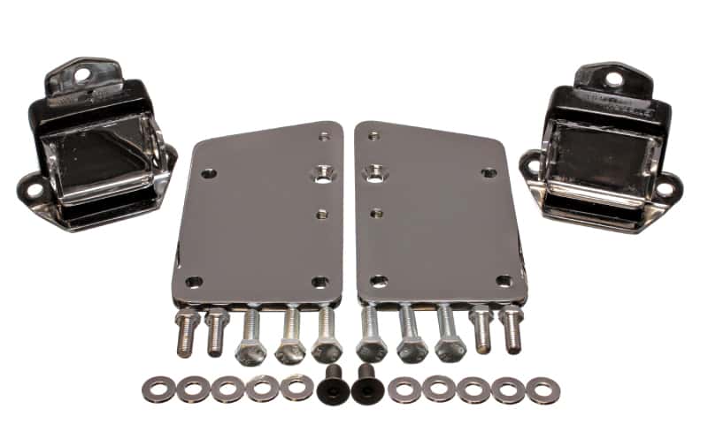 Energy Suspension — Energy Suspension LS Series Black Motor Conversion Set - Chrome Plated
Motor Mount Set - view 3