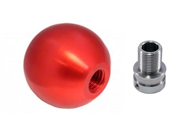 Torque Solution — Torque Solution Billet Shift Knob (Red) Volkswagen/Audi Manual Transmission - view 2