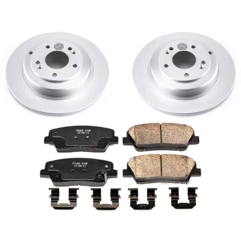 PowerStop — Power Stop 10-16 Hyundai Genesis Coupe Rear Z17 Evolution Geomet Coated Brake Kit - view 1