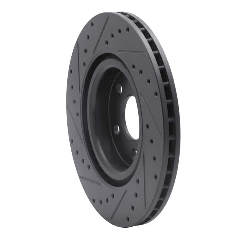 R1 Concepts — R1 07-10 Chevrolet HHR Front Right Drilled & Slotted Black Brake Rotor
R1 Brake Rotor Drill - view 4