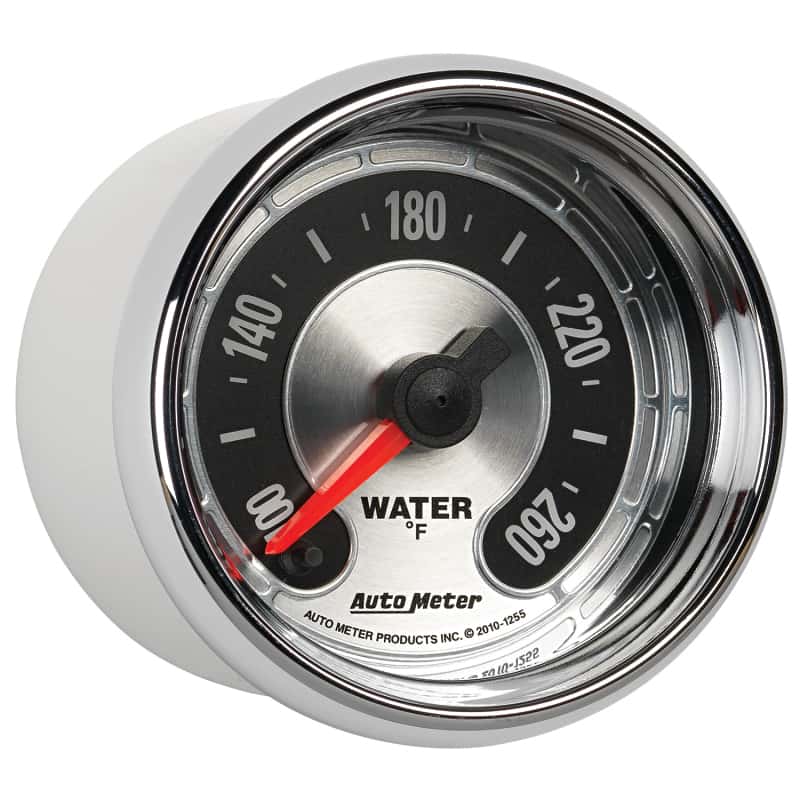 AutoMeter — Autometer American Muscle 52mm Full Sweep Electric 100-260 Deg F Water Temperature Gauge
GA 2" WTEMP STPR AM - view 10