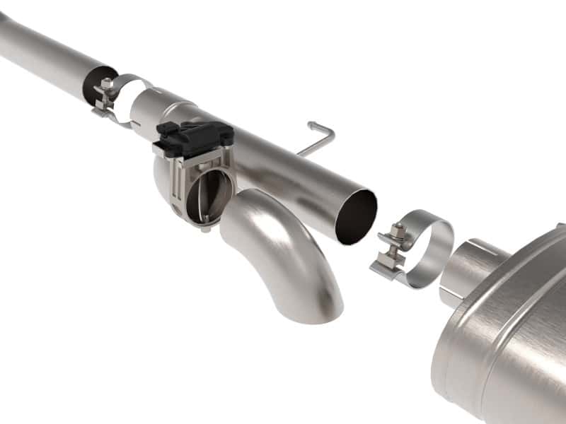 aFe — aFe Gemini XV 3in 304 SS Cat-Back Exhaust 2021 Ford F-150 V6 2.7L/3.5L (tt)/V8 5.0L w/ CO Black Tips
Cat-Back Exhaust - view 2