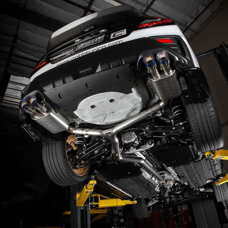 COBB — Cobb 22-24 Subaru WRX Titanium Catback Exhaust (Incl. Burnt Ti Tips) - view 19
